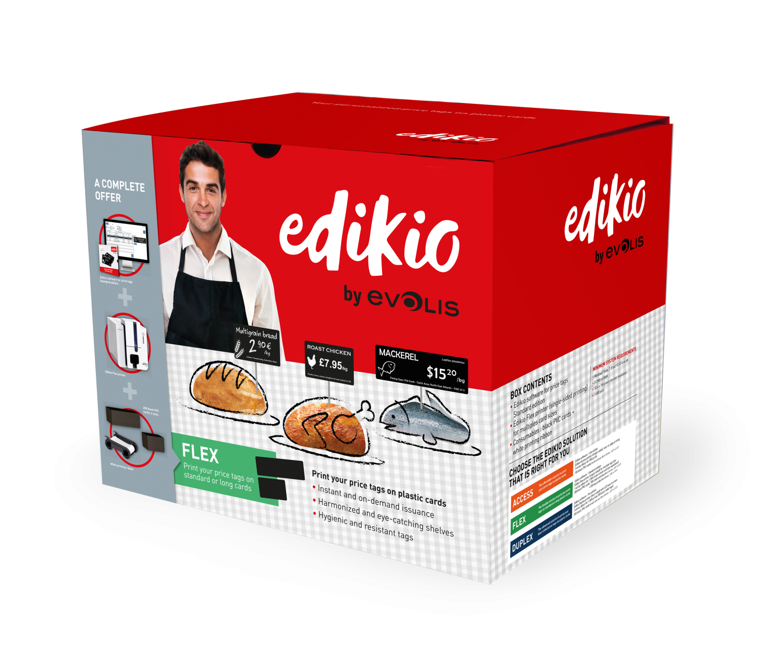 Edikio Evolis muovikorttitulostin